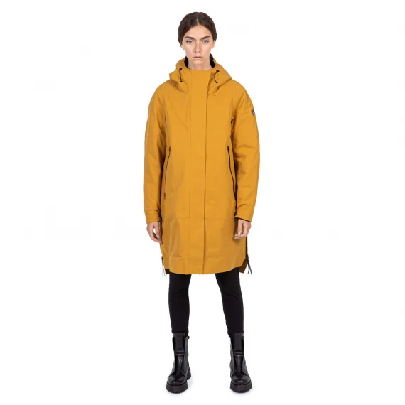 parka 3 in 1 in tessuto giallo