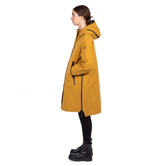parka 3 in 1 in tessuto giallo