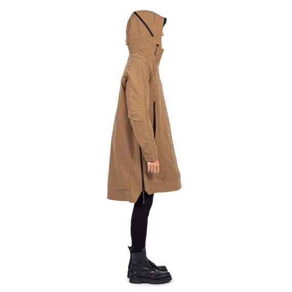parka 3 in 1 in tessuto beige