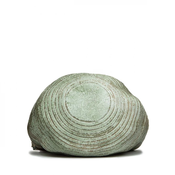 shopper in pelle verde