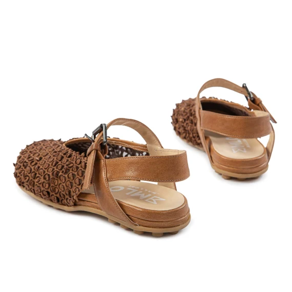 chanel flat rete tabacco