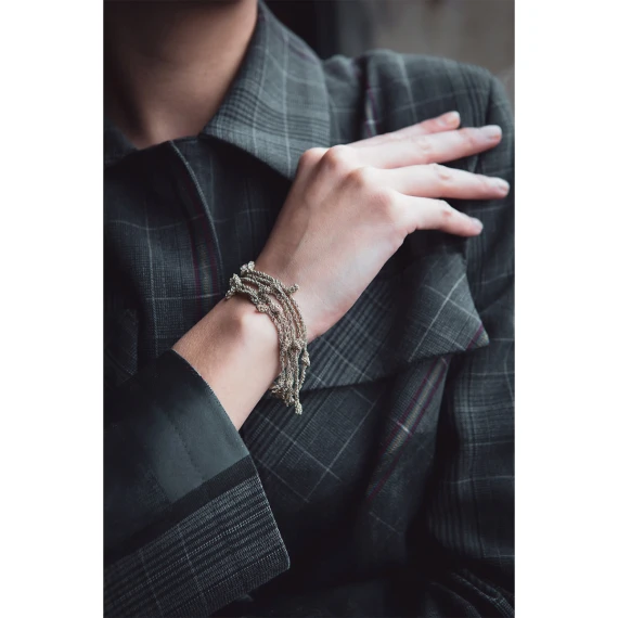 bracciale FILO SPINATO in argento 925