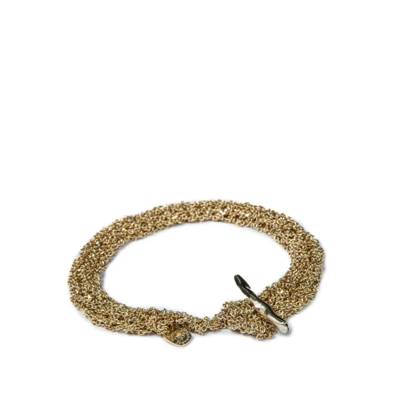 bracciale TRICOT in argento 925 oro