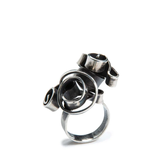 anello GARABATO in argento 925