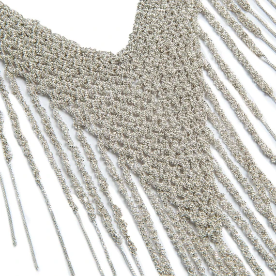 collana APACHE in argento bianco