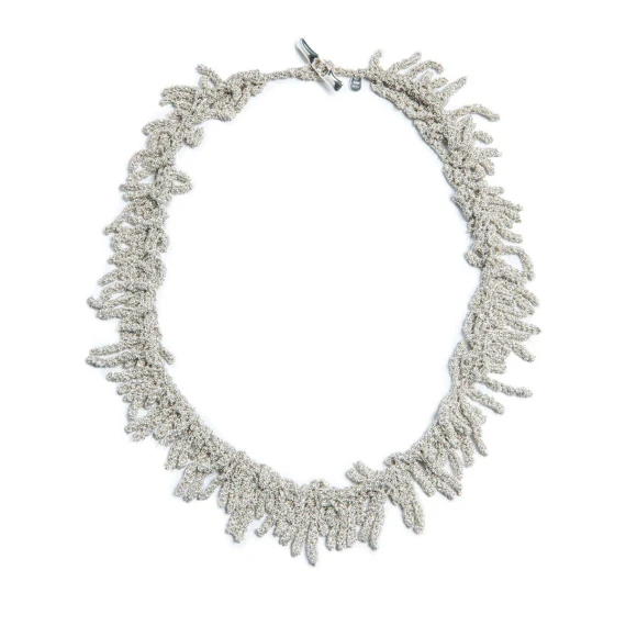 collana UNI in argento bianco