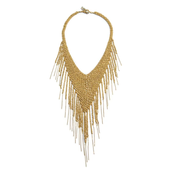 collana APACHE in argento con bagno in oro giallo