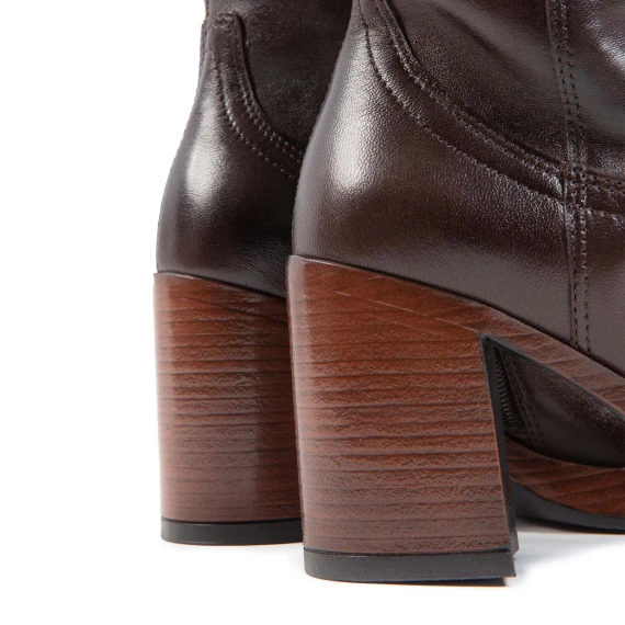 stivali MICAELA in pelle moka