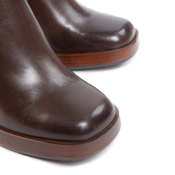 stivali MICAELA in pelle moka