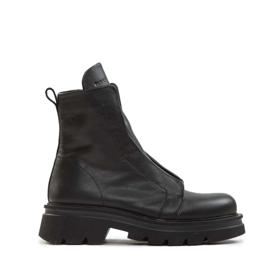 biker NORIKO NO LACE in pelle nera