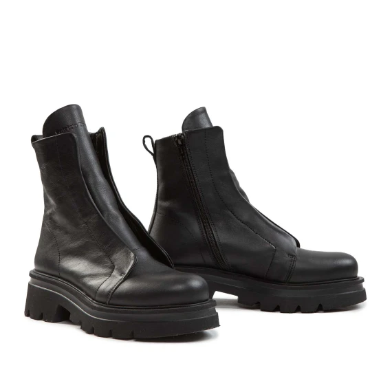 biker NORIKO NO LACE in pelle nera