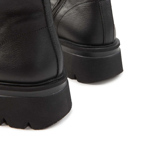 biker NORIKO NO LACE in pelle nera