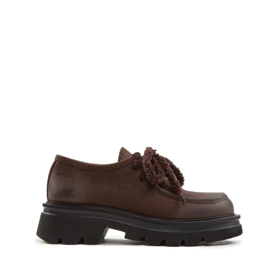 stringata INGY in nabuck testa di moro