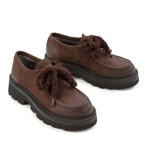 stringata INGY in nabuck testa di moro