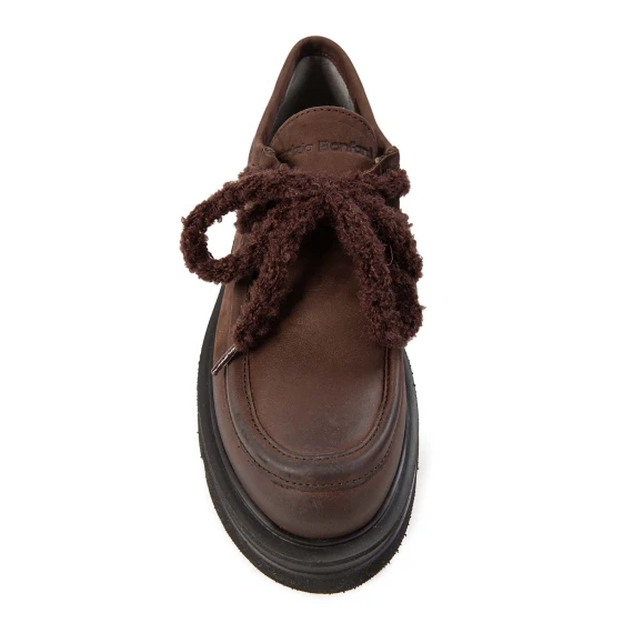 stringata INGY in nabuck testa di moro