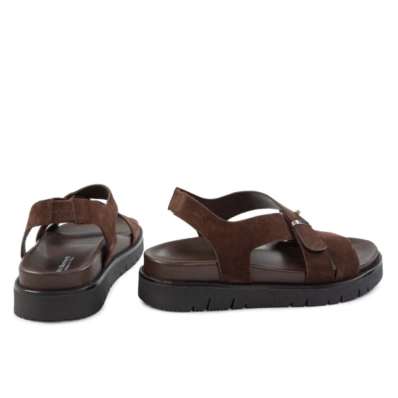 sandali BAKY in camoscio cioccolato