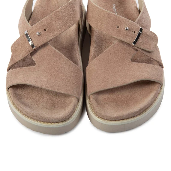 sandali BAKY camoscio tortora