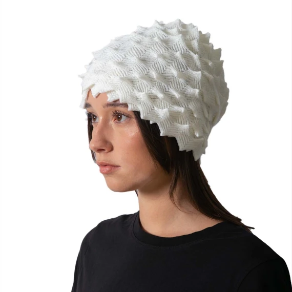 fascia EGG in lana bianca