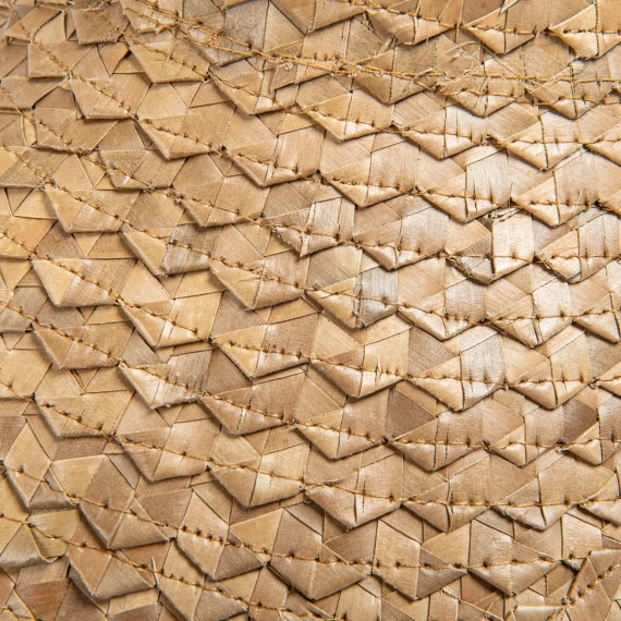 visiera VISIEVA intrecciata cuoio