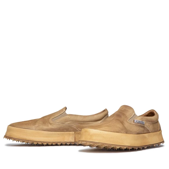 slipon in pelle sabbia