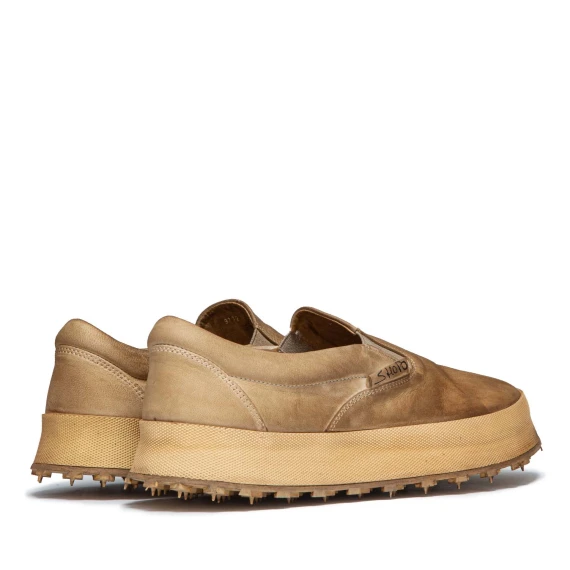 slipon in pelle sabbia