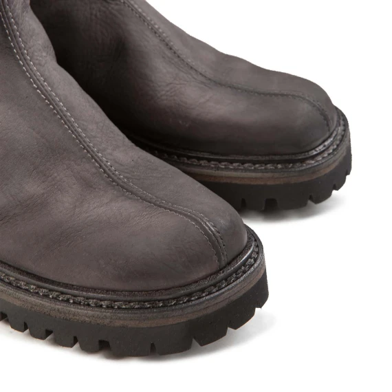 stivaletto cerniera retro cenere