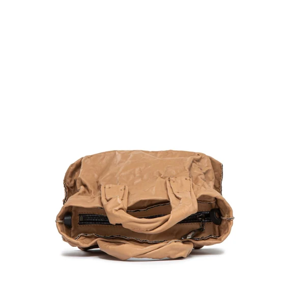 mini shopper ANIMA in pelle cammello