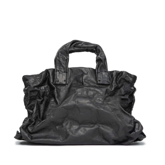 shopper ANIMA in pelle nera
