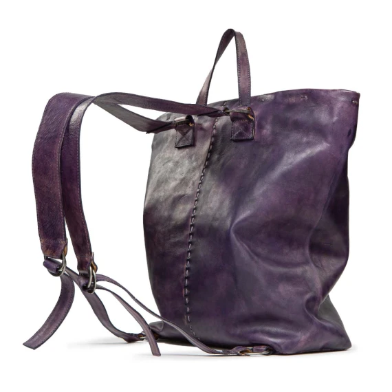 zaino SHEILD in pelle viola