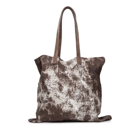 shopper HEMP in tessuto marrone