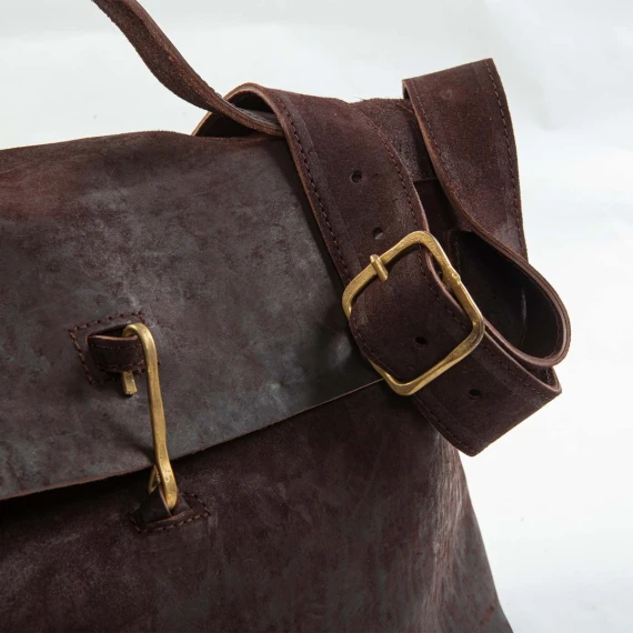 shopper DOCTOR HANDBAG in pelle marrone