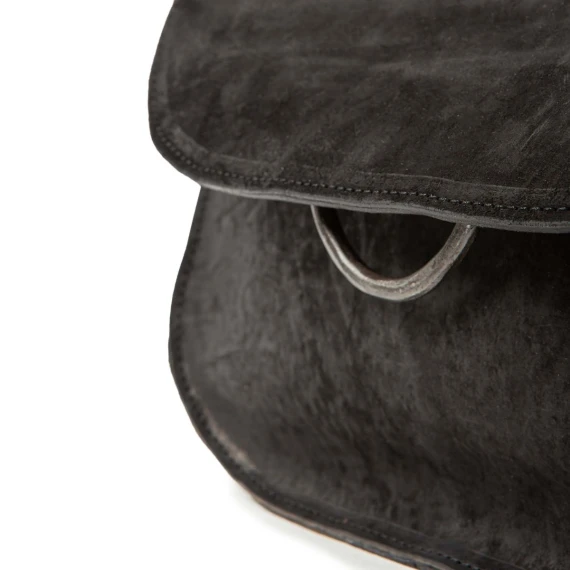 shopper LUNA CROSSBODY in pelle nera