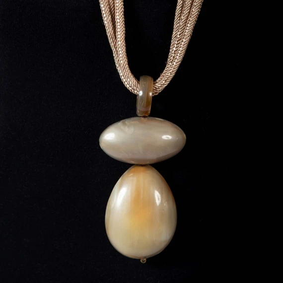 collana pendente a goccia oro