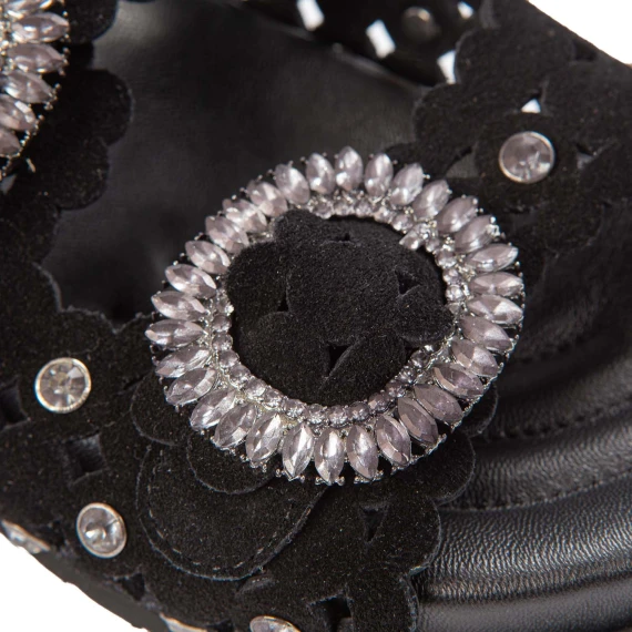 ZOE sabot two black buckles