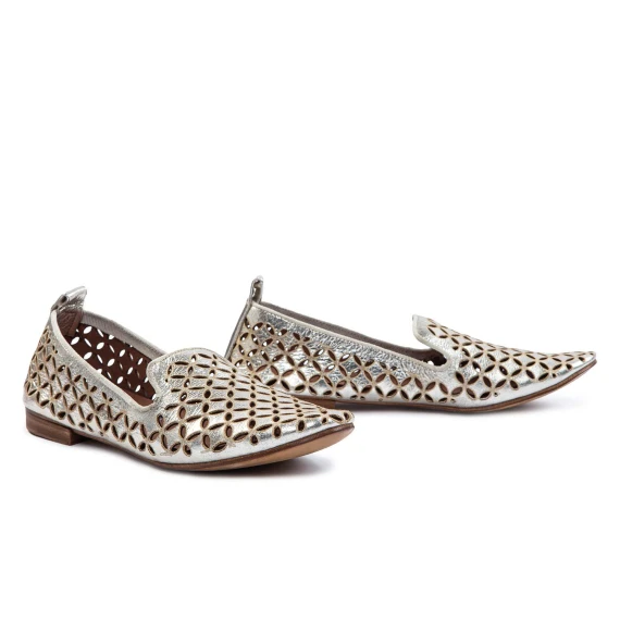 mocassino foro platino