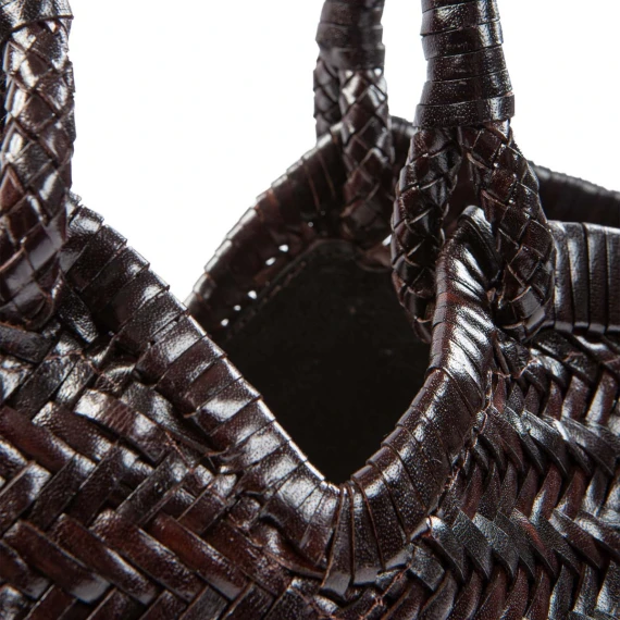 shopper CRUDELIA in pelle cioccolato